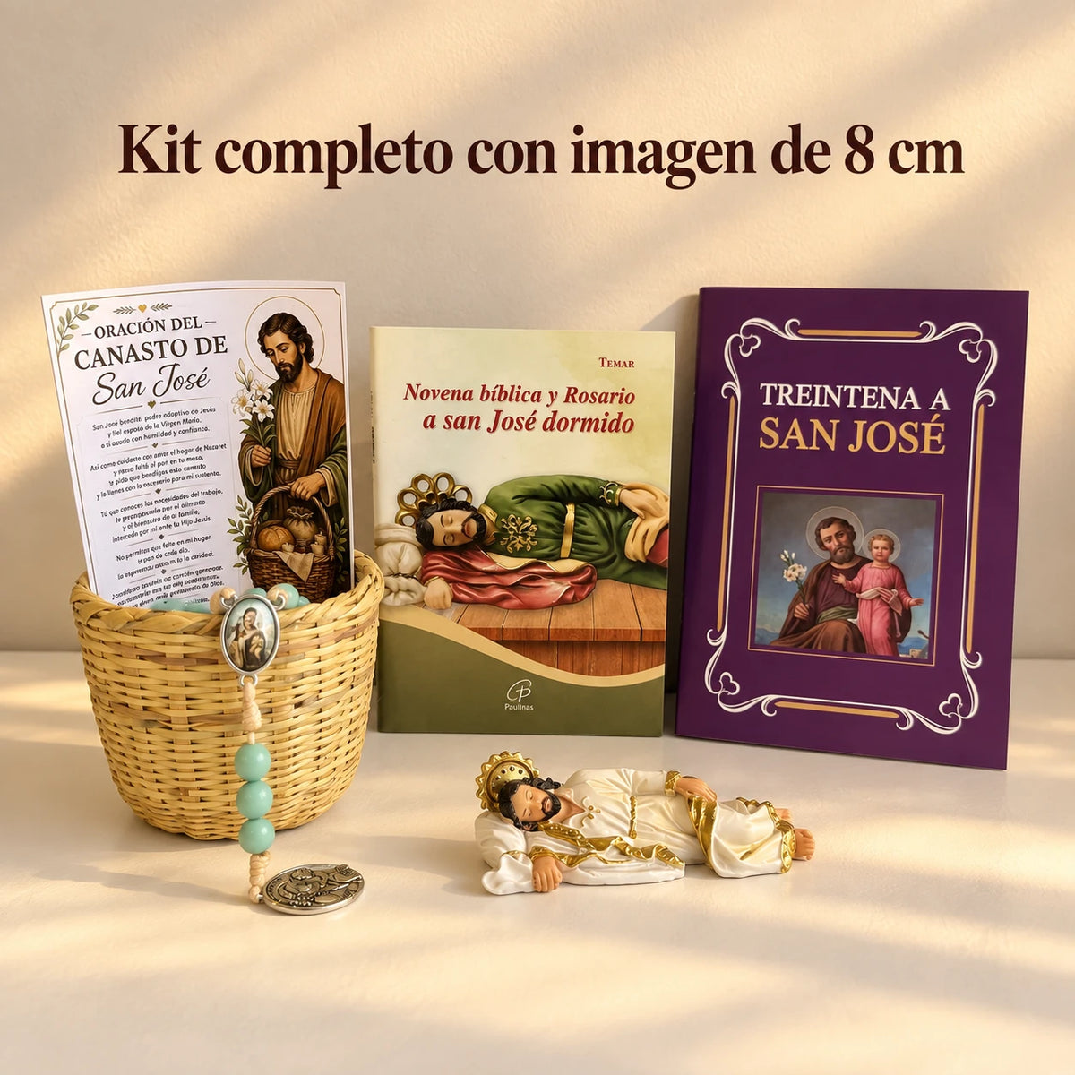 Encomiénda a San José tu trabajo, tus deudas y tu hogar · Kit de San José Dormido · Incluye camandula ✝️ [Envío Gratis]