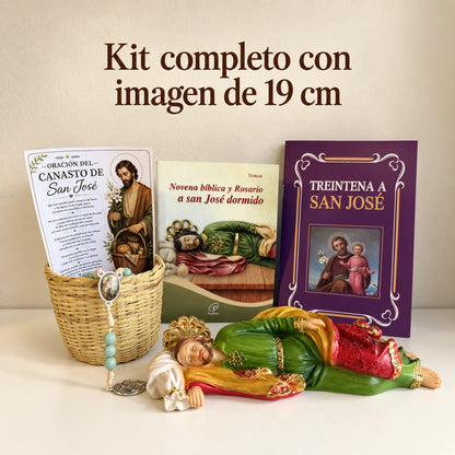 Encomiénda a San José tu trabajo, tus deudas y tu hogar · Kit de San José Dormido · Incluye camandula ✝️ [Envío Gratis]